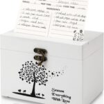 Apace Living Recipe Box with 50 Recipe Cards and Dividers – …