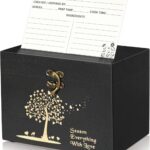 Apace Living Recipe Box with 50 Recipe Cards and Dividers – …