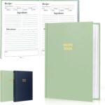 LuBudingJoy Blank Recipe Notebook to Write in Your Own Recip…