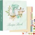 XKDOUS Blank Recipe Book Binder to Write in Your Own Recipes…