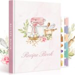 Recipe Book to Write in Your Own Recipes, Blank Cookbook wit…